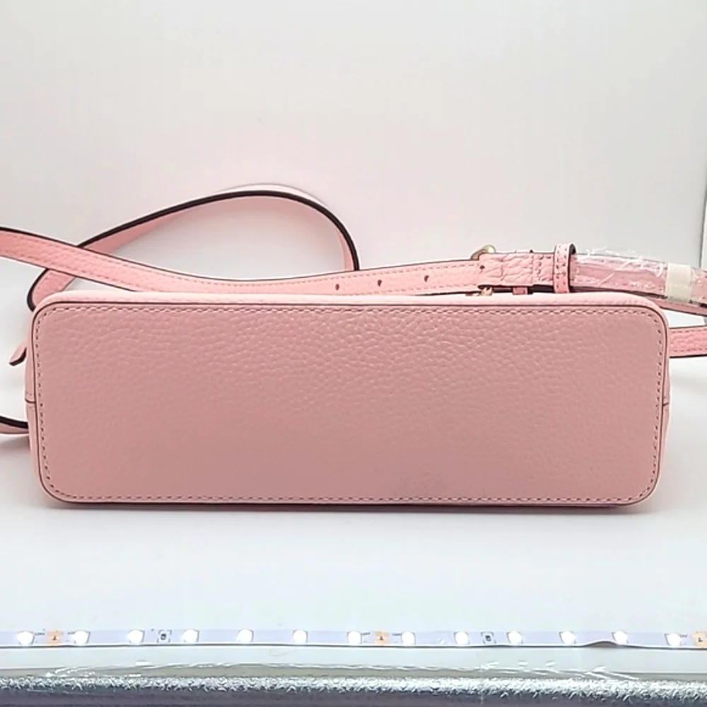 NWT KATE SPADE HANNA CROSSBODY BAG PURSE ROSY CHEEKS PINK LEATHER  MSRP $299
